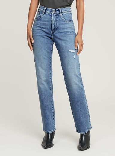 Viktoria High Straight Jeans